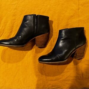 Rachel Comey Black Leather Ankle Booties